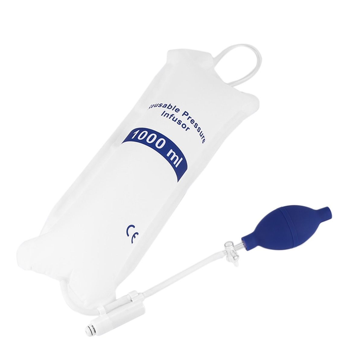 1000Ml Reusable Pressure Infusion Bag with Pressure Display Infusion Pump Pressure Bag