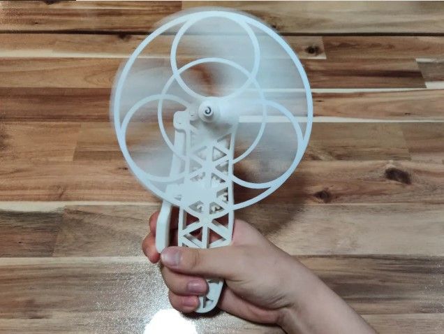 3D Printed Squeeze Fan