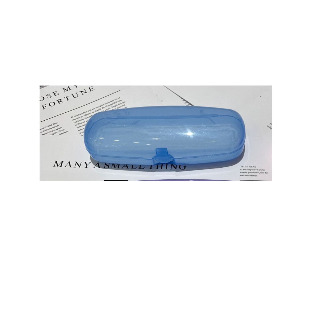 PVC Eye Glass Case Sunglasses Case Clip On