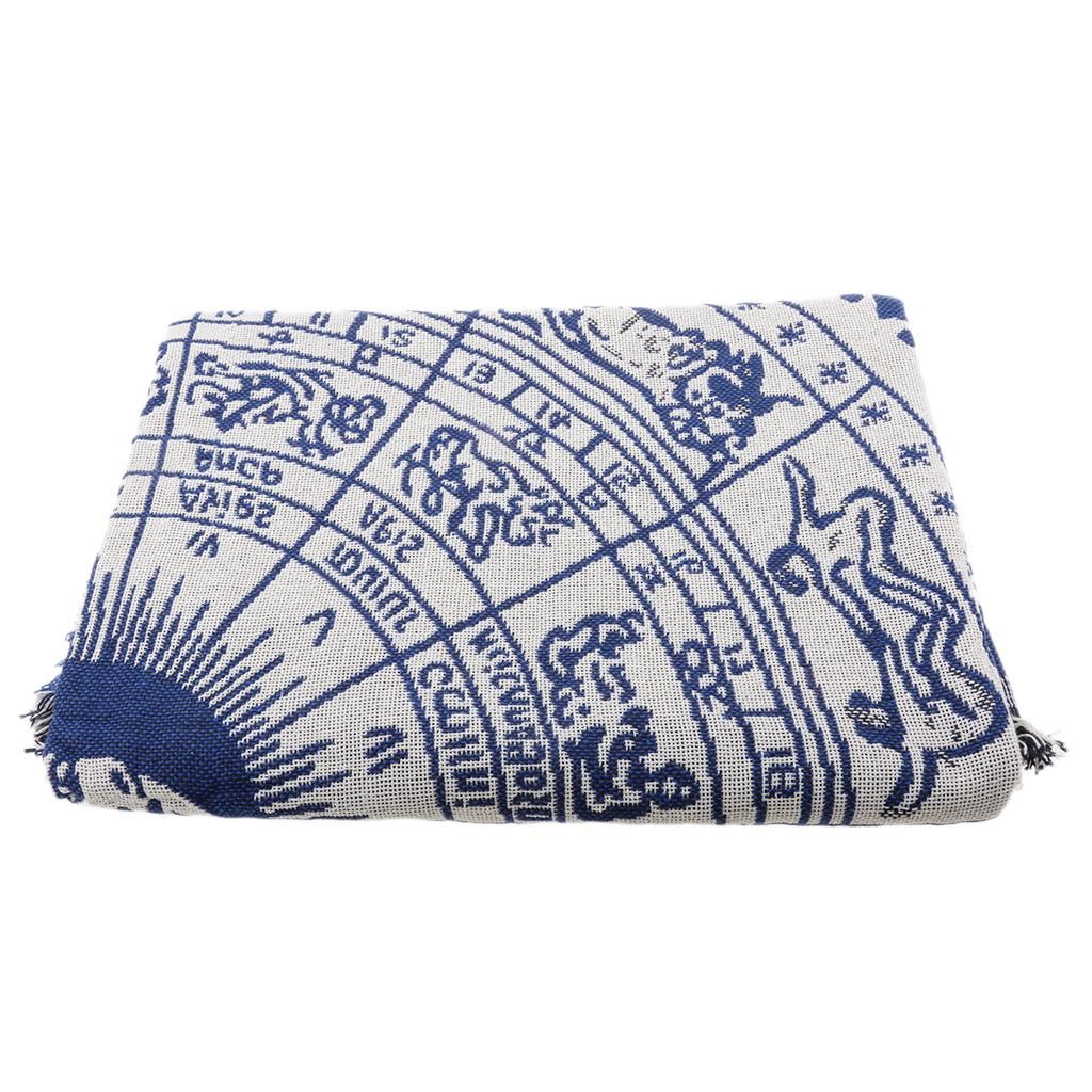 Jacquard Textiles, Soft Sofa Throw Cover Cotton Armchair Bed Star Sign