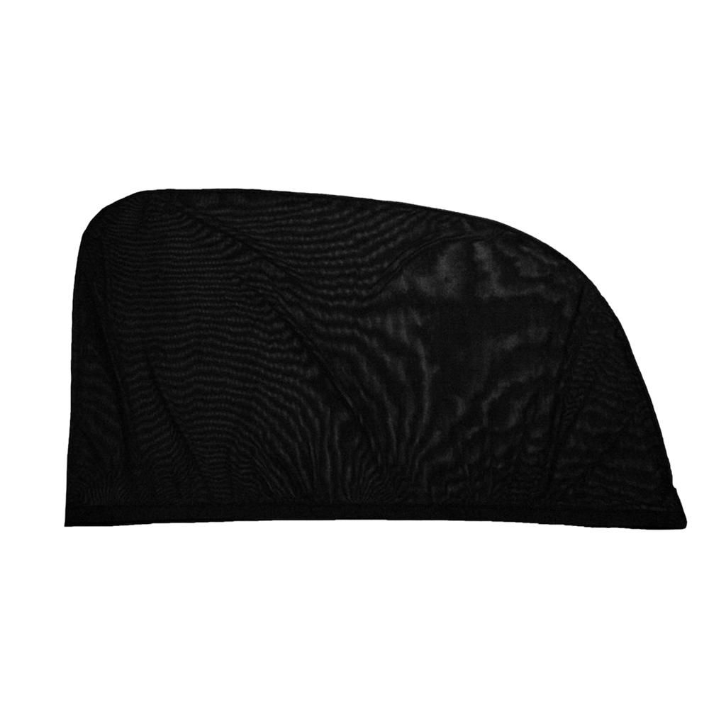 2 Pieces Black Side Sun Shade Rear Door Window Covers Mesh Visor