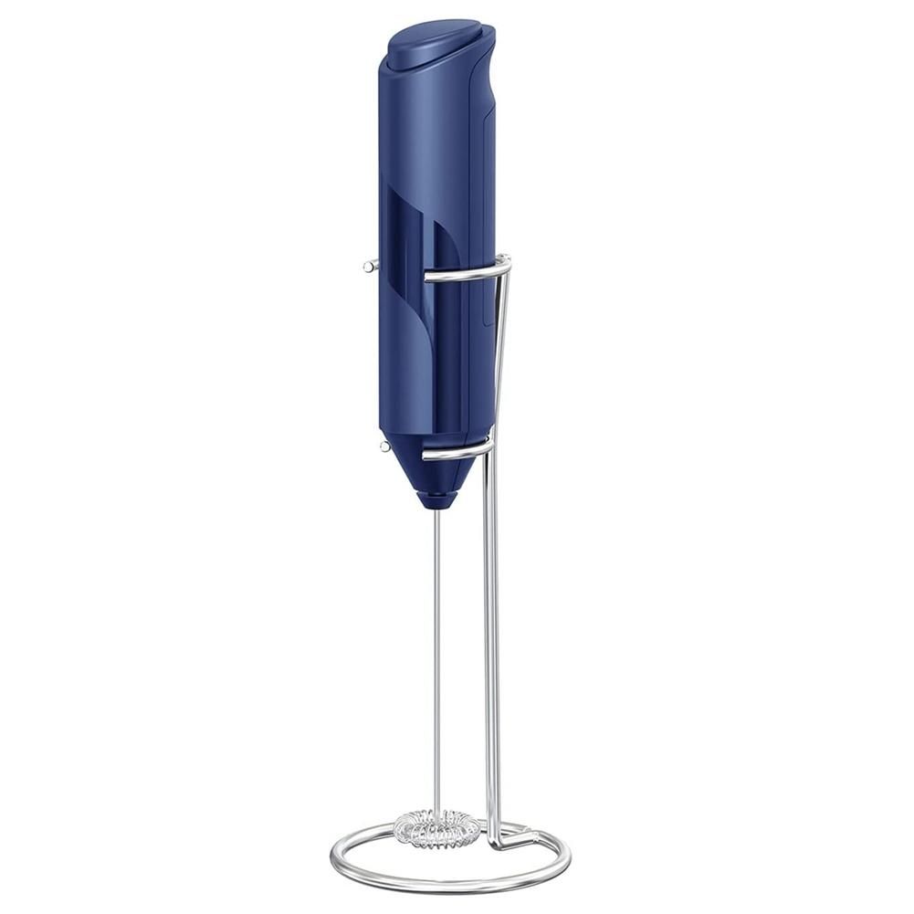 Electric with Stand Handheld Battery Powered Coffee Whisk