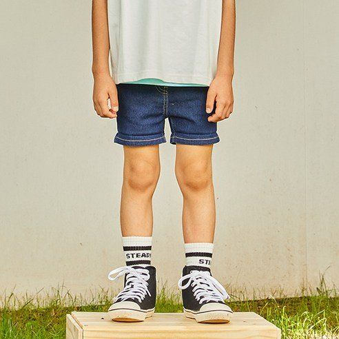 Indigo Bank Kids Children's One Washing Short Denim Pants