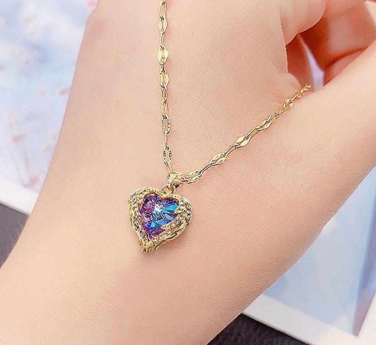 ZIRCONIA ICE NECKLACE LUXURY