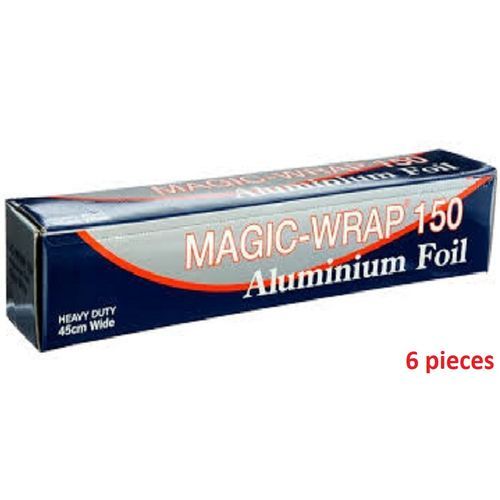 Magic-Wrap 150 Heavy Duty Aluminum Foil X 6Pieces