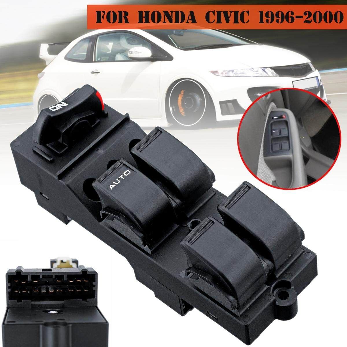 Left ABS Electric Window Control Switch For Honda Civic 1996-2000
