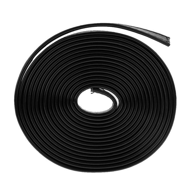3m Long Craft PU Strips Strap Belt 12mm Wide For Garment Black