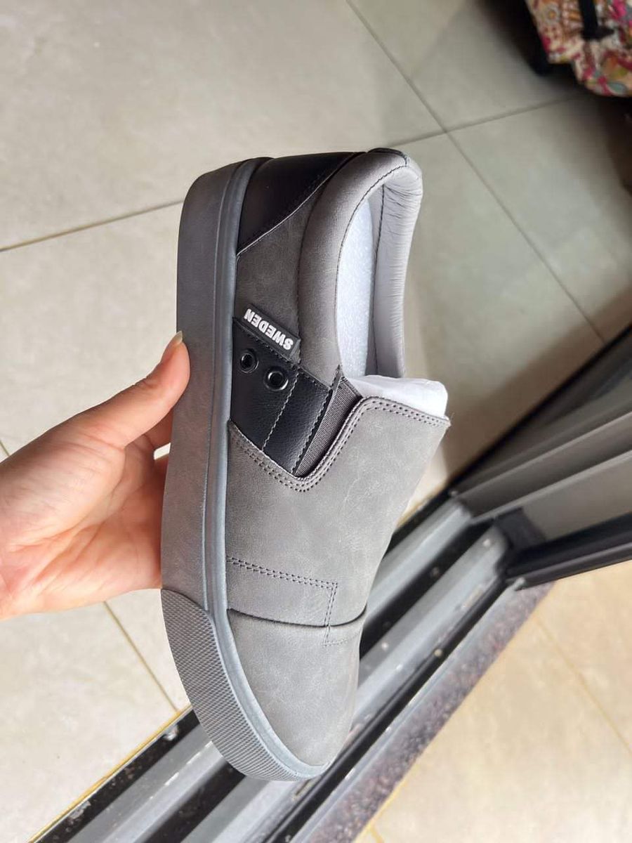 Unisex Slip-on Canvas Grey
