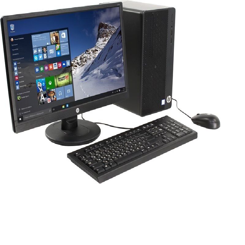 Desktop Intel Dual Core 4GB/1tb Windows 10 Pro +18.5 Monitor.