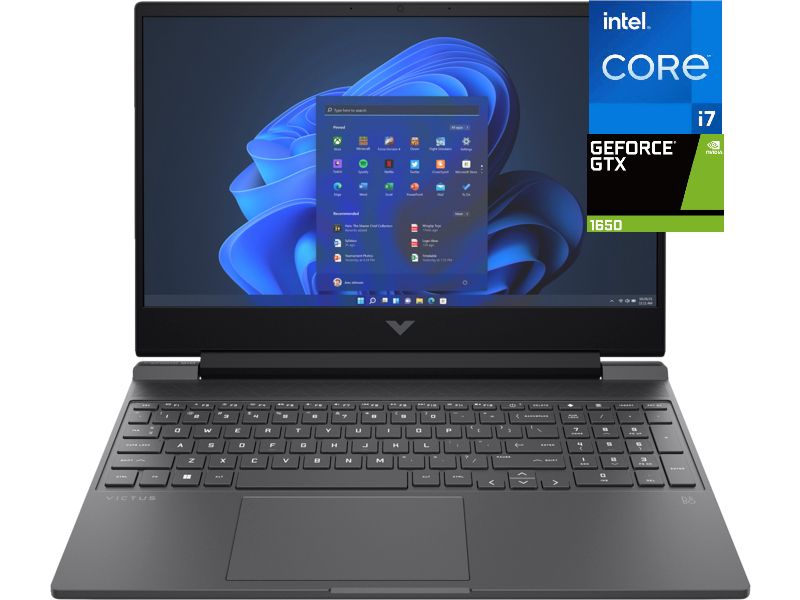 VICTUS GAMING 15 12TH GEN INTEL CORE I7 16GB RAM 1TB SSD GTX 1650 (4GB) WINS 11