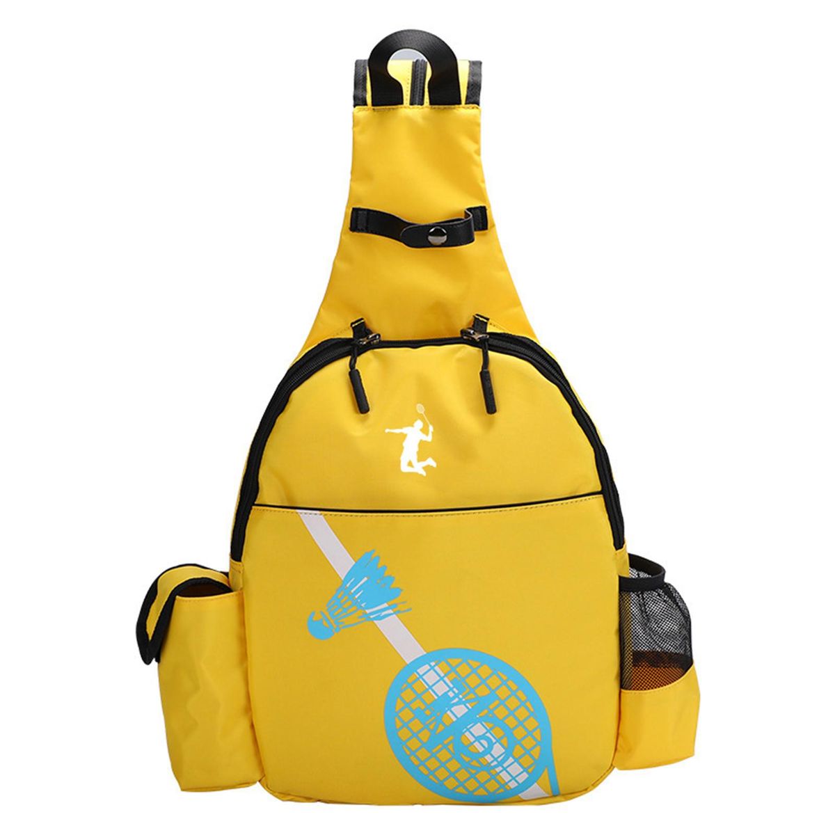 Tennis Racquet Carrier Fitness Training Oxford Cloth Tennis Racquet Carrier Yellow