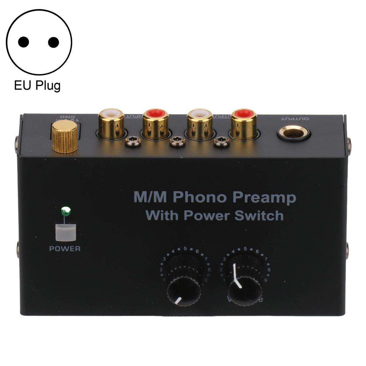 Audio Preamplifier   High Fidelity Sound Turntable EU Plug