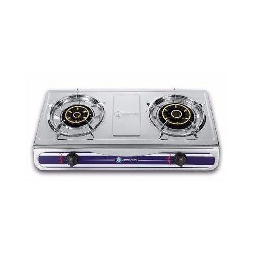 2-Hob Stainless Top Table Gas Cooker