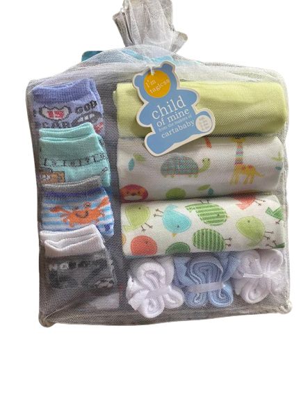 Unisex Sleep Suit Sets +  4 Socks +  3 Small Towels