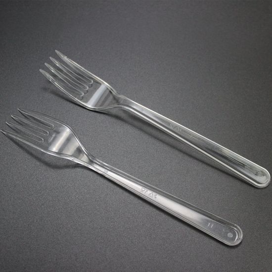 100pcs Plastic Transparent Multi Purpose/Party Feeding Forks