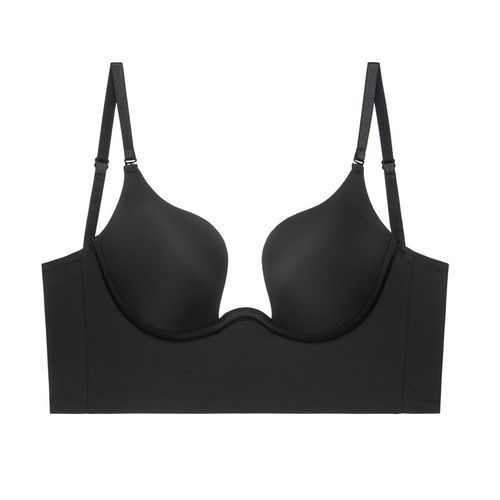 Multiway Deep Plunge Padded Corset Bra With 3 Transparent Straps