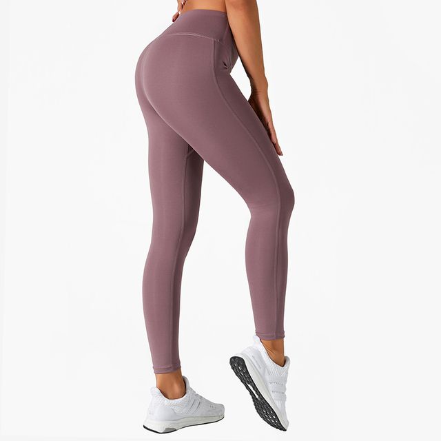 Spandex High Waist Long Pants