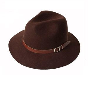 Trendy Brown Fedora Hat
