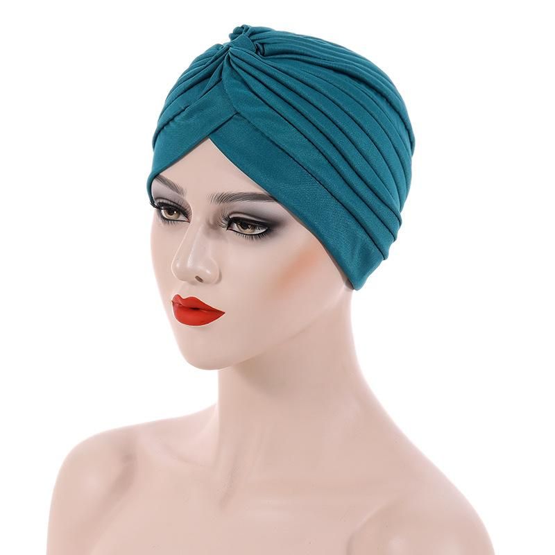 New European and American Muslim Headband Folded Watermelon Hat Headband Hat Indian Hat