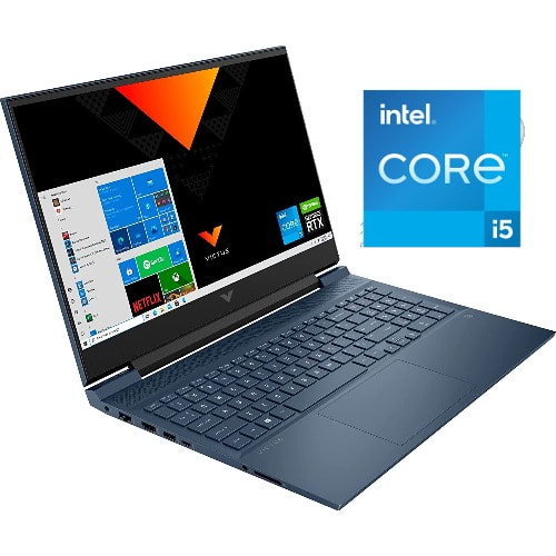 Victus Gaming 16- Intel Core I5- 8GB RAM- 256GB SSD-4GB Nvidia Rtx 3050 -Wins 11
