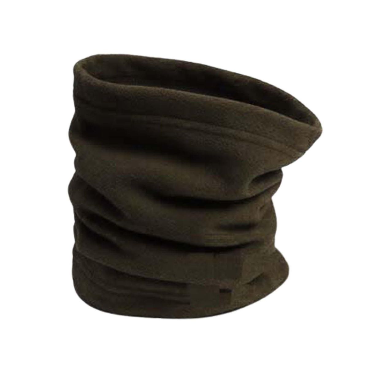 Neck Scarf Adjustable Solid Color Fleece Keep-Army Green