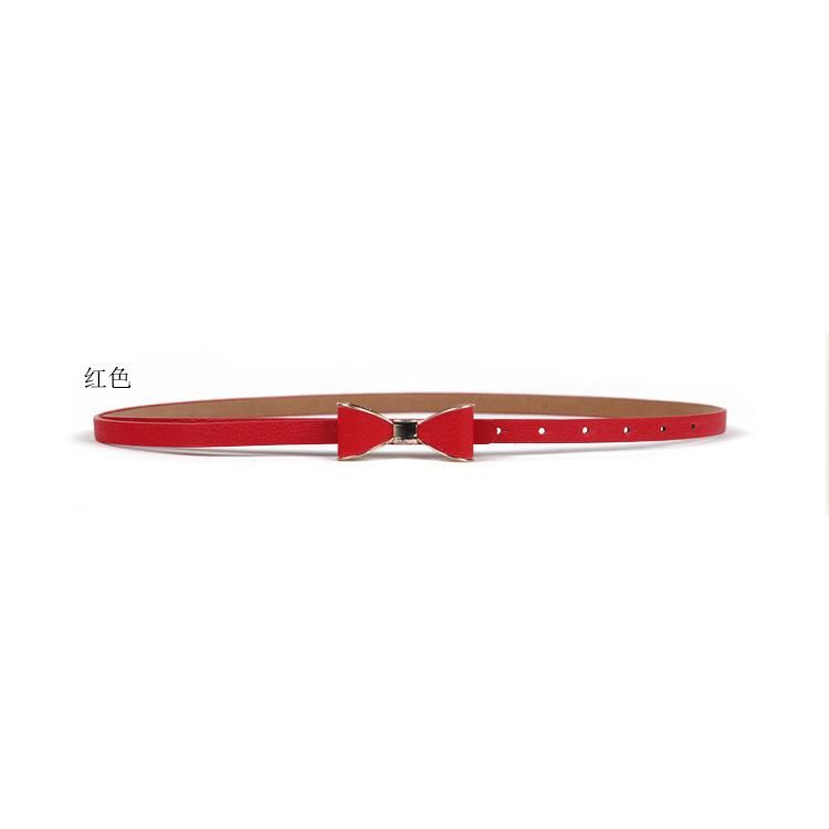 Summer Ladies Bow Decorative Thin Belt Women's Slim Belt Skirt