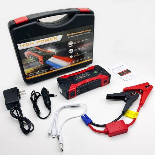 High Power JUMP STARTER KIT And POWER BANK For Cars, Laptop & Mobile Devices - Emergency Car Battery 99800mAH 12V ULTRASAFE LITHIUM - Torch Light- MULTI FUNCTIONAL