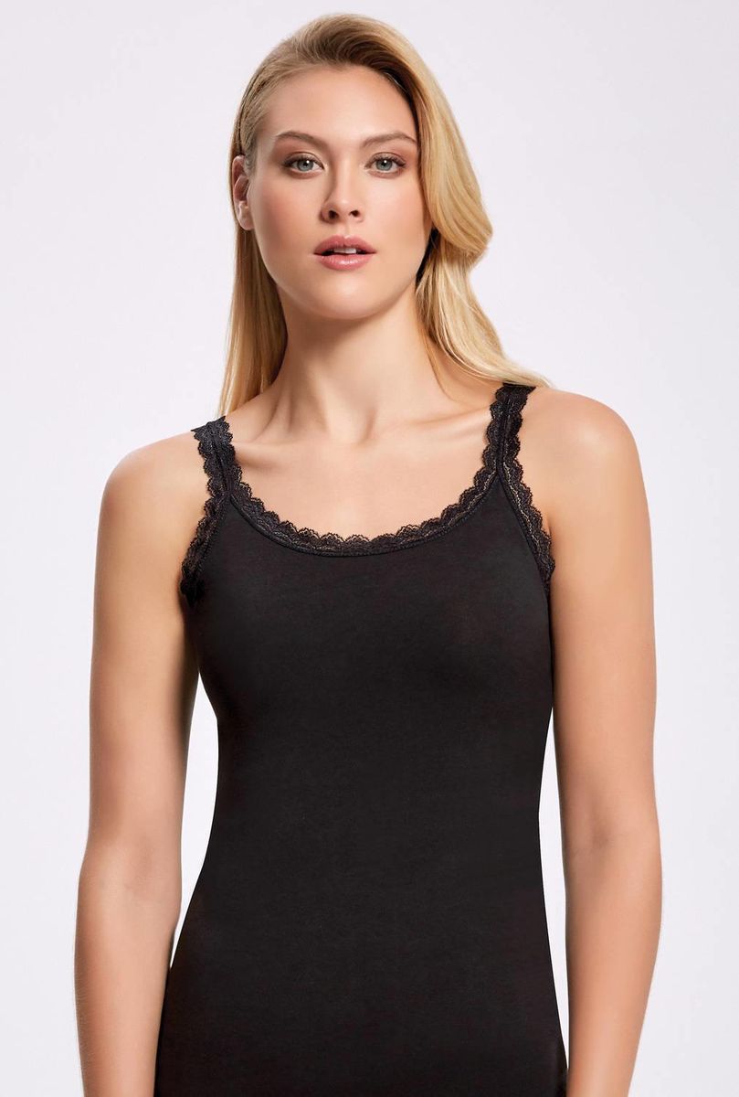 Principle Lycra Lace Strap Women's Black Athlete