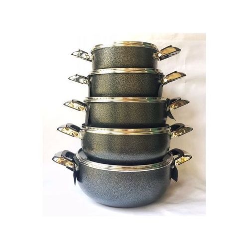 Tornado Set Of 5 Non Stick Cooking Pots (Medium To Small)