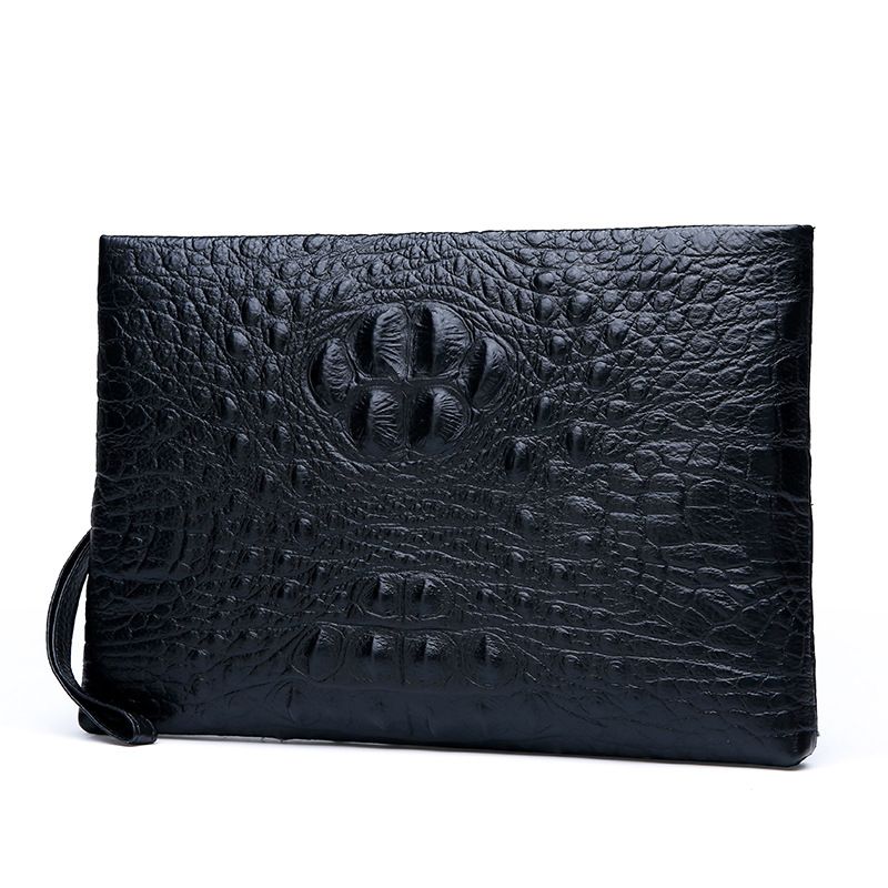 Classic Men Crocodile Body Men Envelope Bag/Big Men Wallet/Wrist Bag