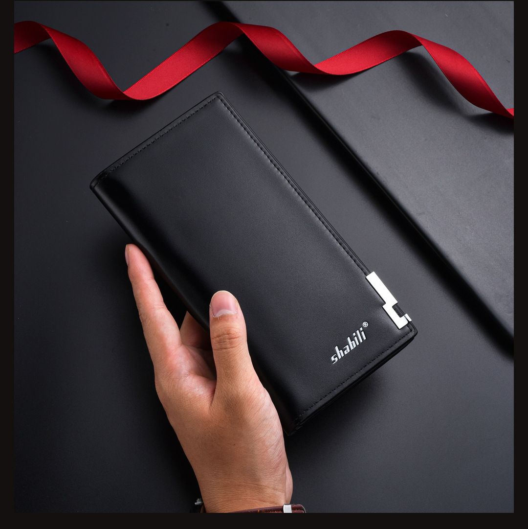 Unisex Multi-function Clutch Wallet-Black