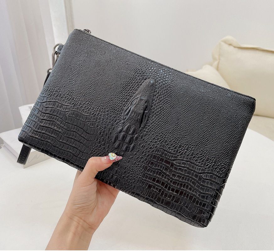 Classy Men Crocodile Body Men Envelope Bag/Big Men Wallet/Wrist Bag