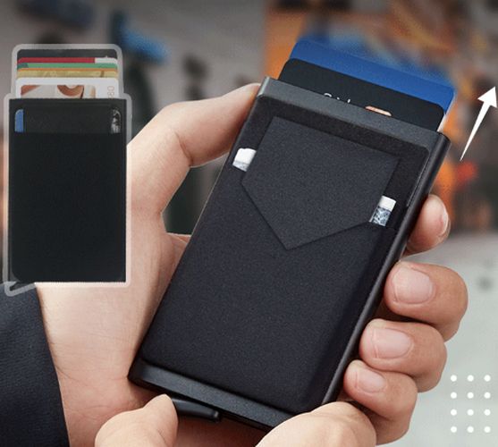 Anti-theft Credit Ultra Slim Atm Card Holder