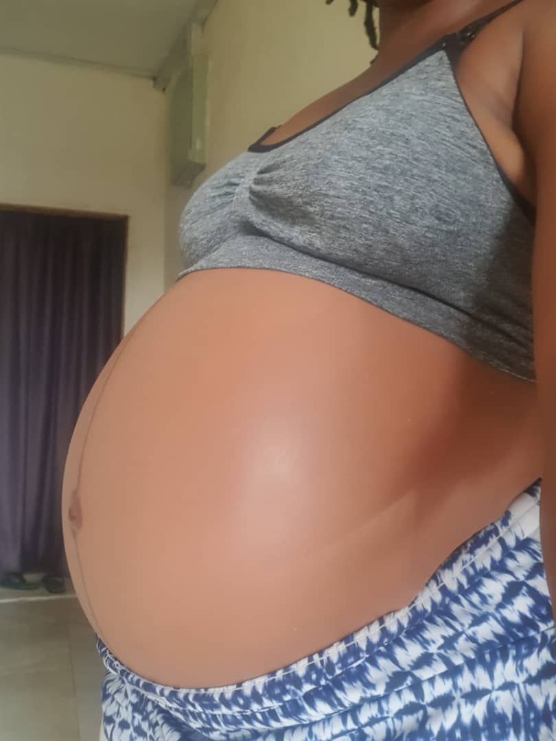 3rd Stage Customized Silicone Fake Pregnancy Belly