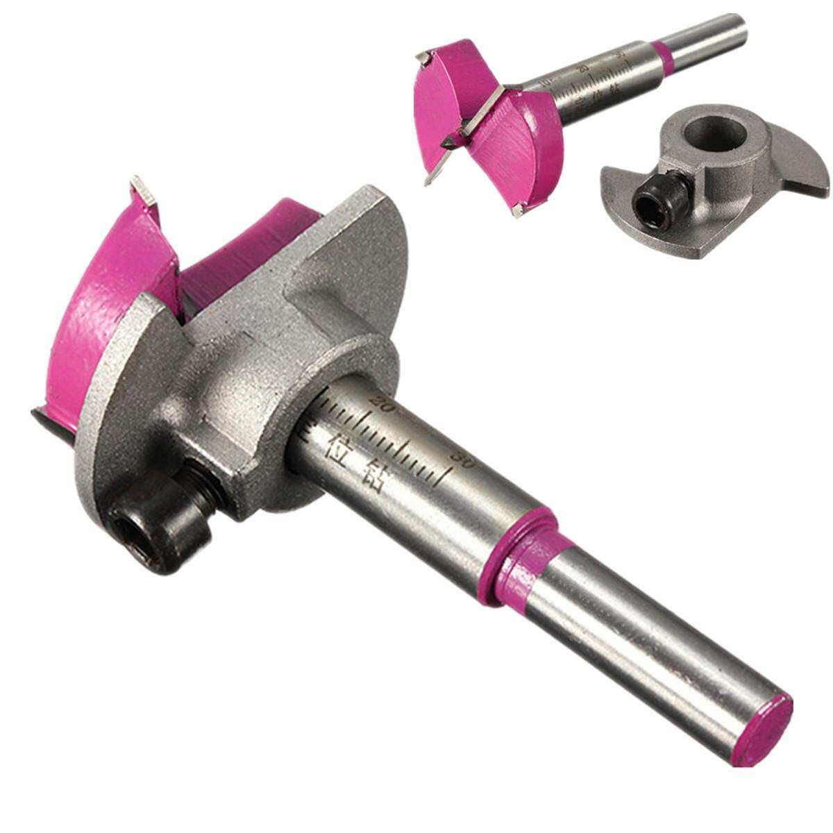 Alloy Carbide Tipped Hinge Boring Drill Wood Hole Reamer With Guide 8cm