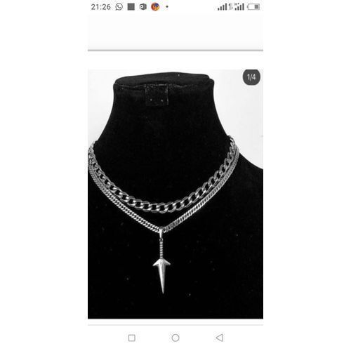 Pendant With Cuban Link Chain