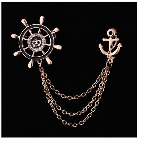 Men Wheel Brooch