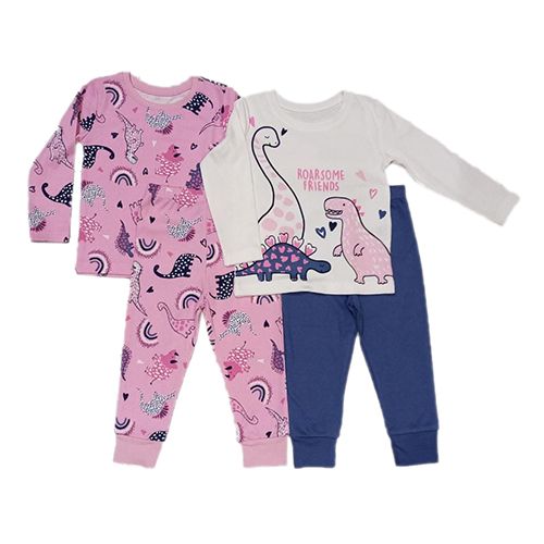 Pyjamas 2 Pack Long Sleeve For Toddler Girls Roarsome Friends