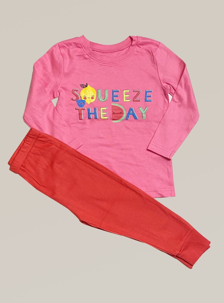Pyjamas 2 Pack Long Sleeve For Toddler Girls