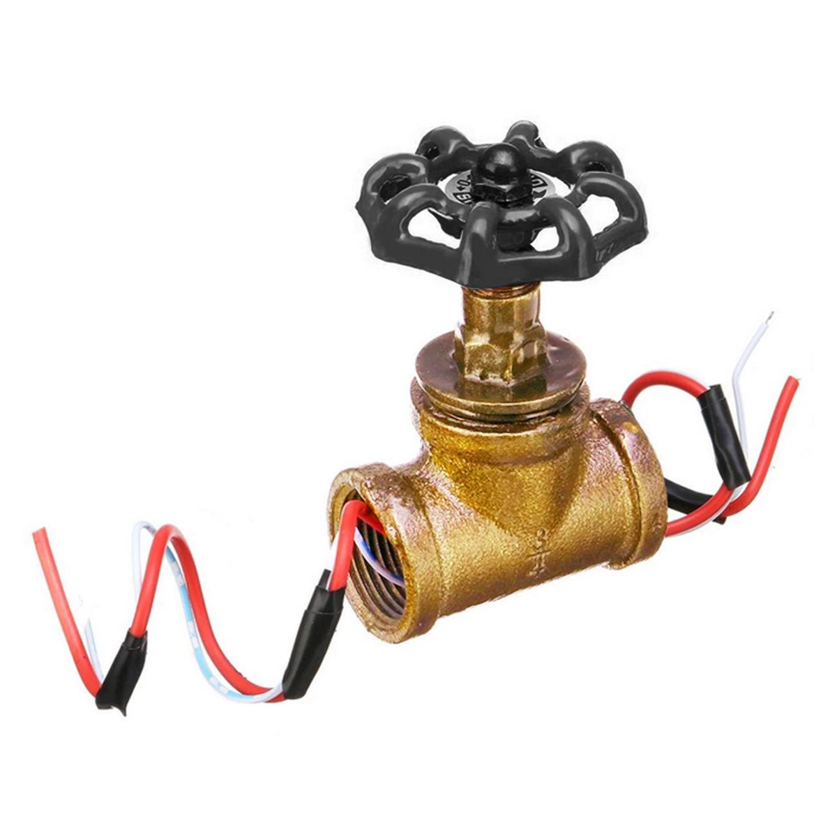 3/4 Inch Stop Valve Light Switch with Wire Vintage Steampunk Industrial Lamp Loft Style Iron Valve Water Pipe Fixtures Lighting