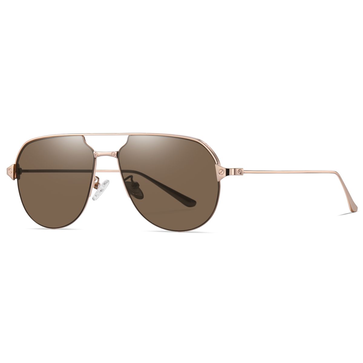 Men's Polarized Aviator Sunglasses Nylon Lens Metal Frames