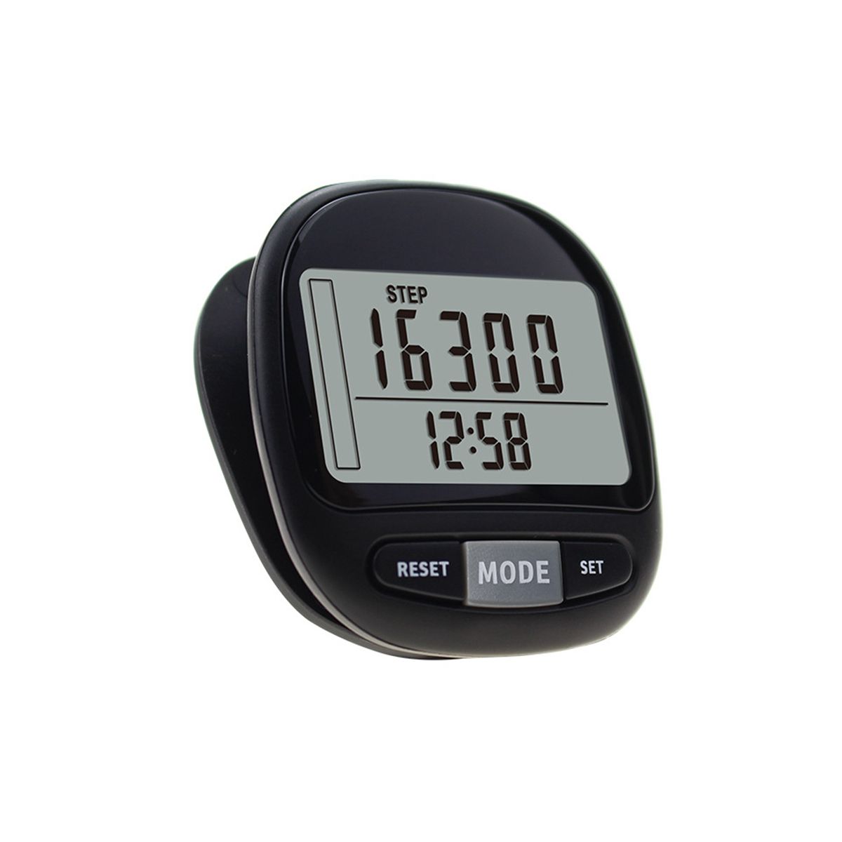 3D Pedometer for Walking with Clip and StrapCalorie Counter 7 Memory Accurate Step Counter for Men Women & Kids