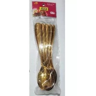 Gold Plated Spoon Set -6pcs