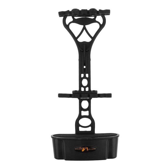 PREMIUM BLACK QUIVER FOR COMPOUND BOW HOLDS 6  ARCHERY HUNTING