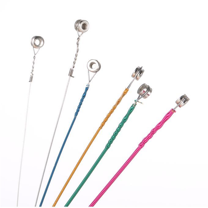 6pcs/Set Rainbow Colors Colorful Acoustic Guitar Strings