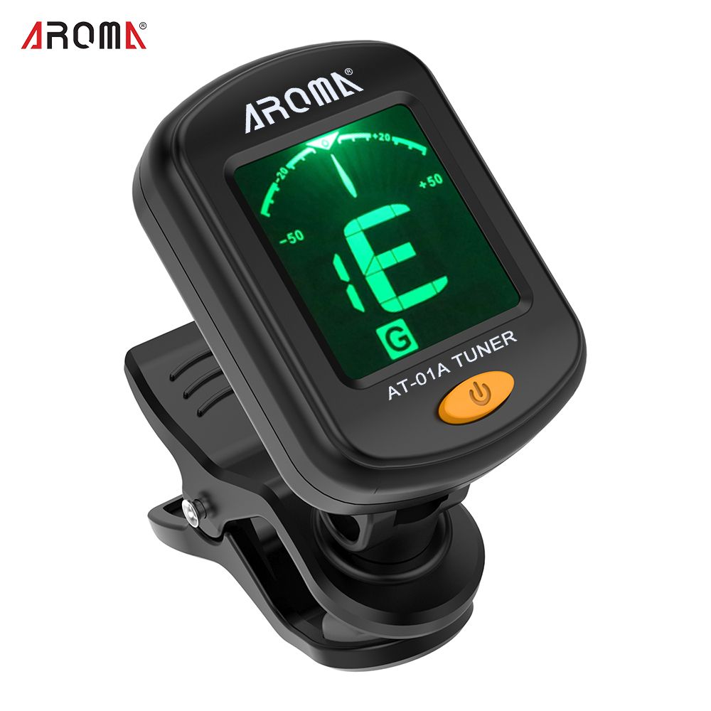 AT-01A Rotatable Clip-on Tuner LCD Display