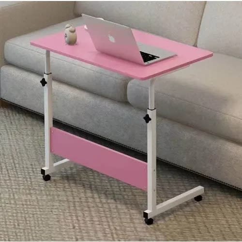 Multifunctional Movable Computer Table With Wheel