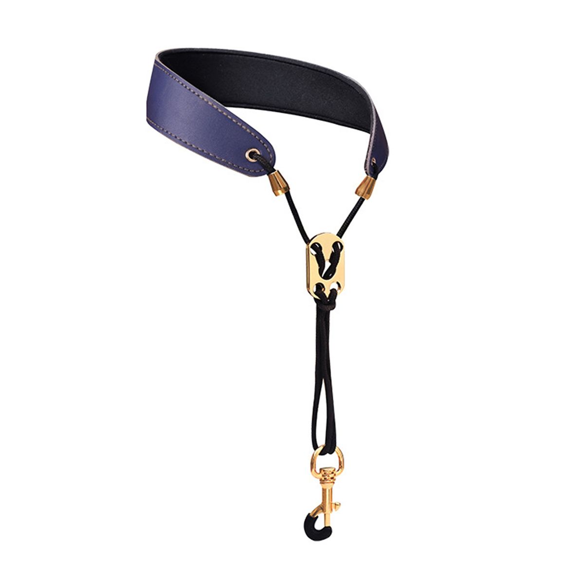 Saxophone Lanyard Smooth Elastic String Saxophone Strap Blue
