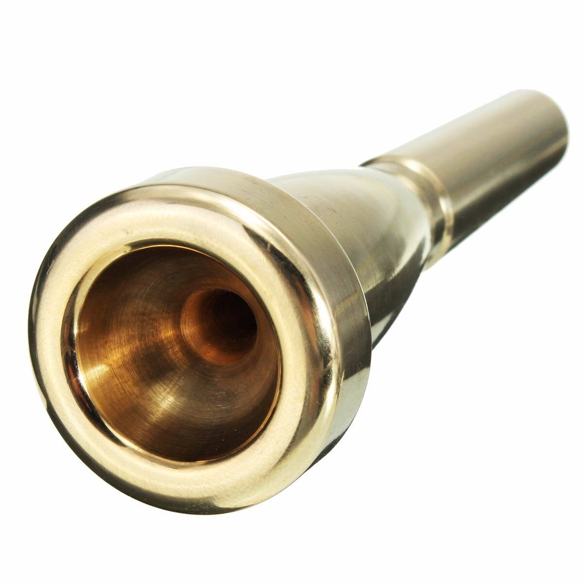 1PC Gold Copper Bullet-Shape Mouthpiece Tone Trumpet 7C Size For Yamaha Bach