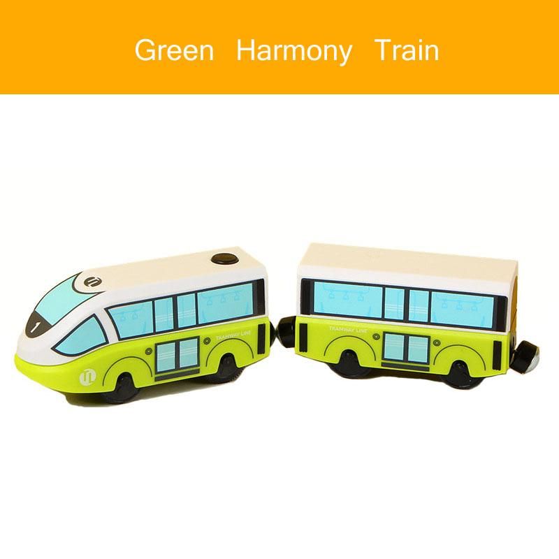 Wooden RC Train Railway Accessories Remote Control Electric Train ic Rail Car Fit For All Brands Train TraToys For Kids